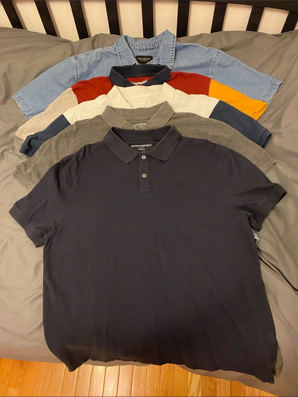 Banana Republic(2), Simply Southern, Aeropostale, PacSun Men's Short Sleeve Polo